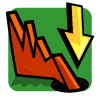 Sliding share graph icon