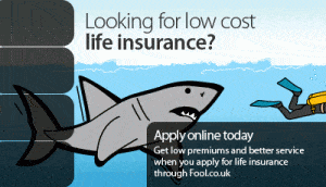Shark & Diver Life Insurance Ad