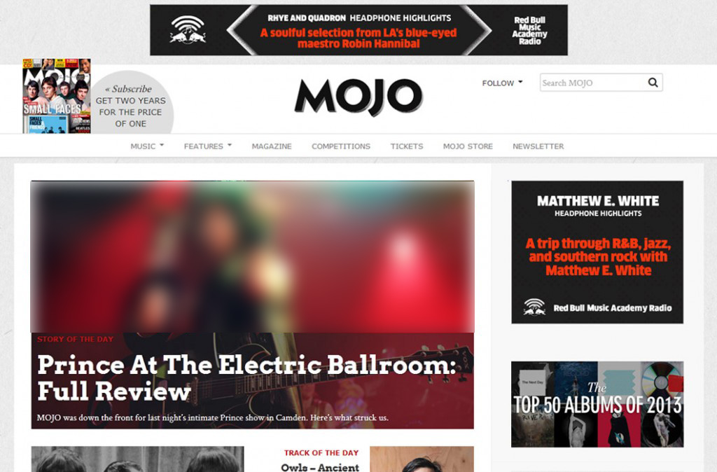 mojo4music website