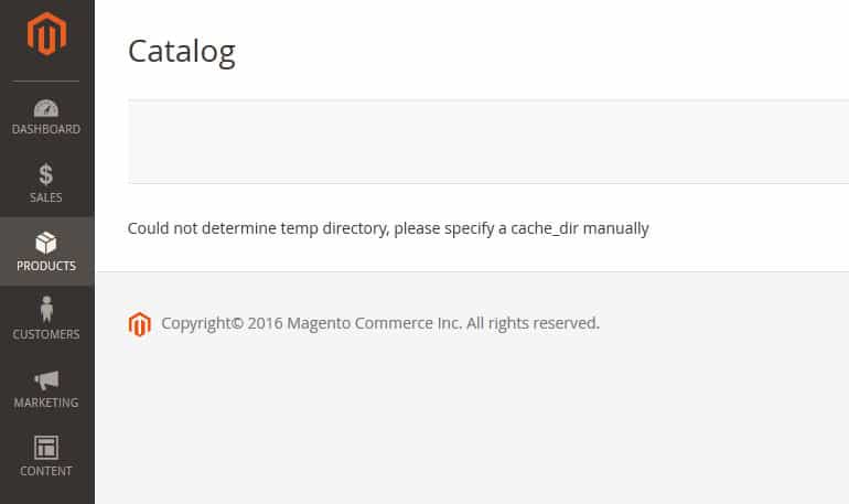 Magento 2 error