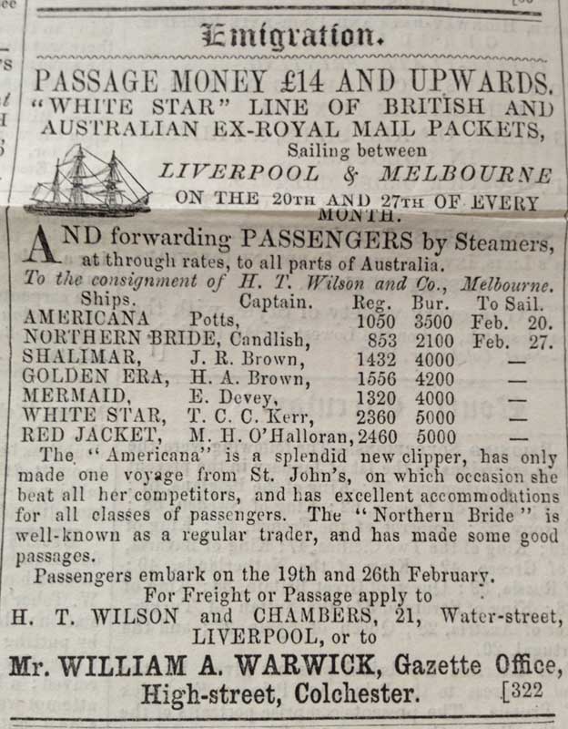 emigration to Australia advert
