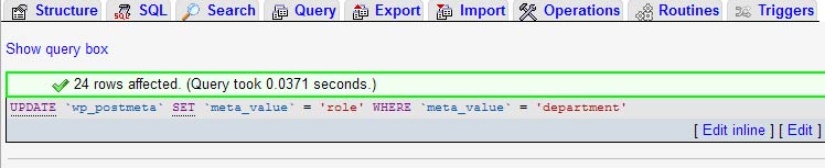 update the custom taxonomy name in WordPress