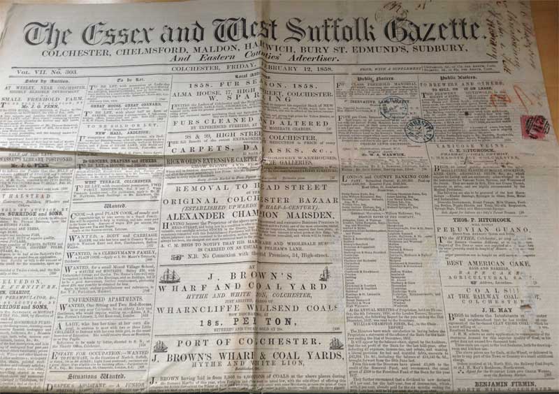 The Essex and West Suffolk Gazette
