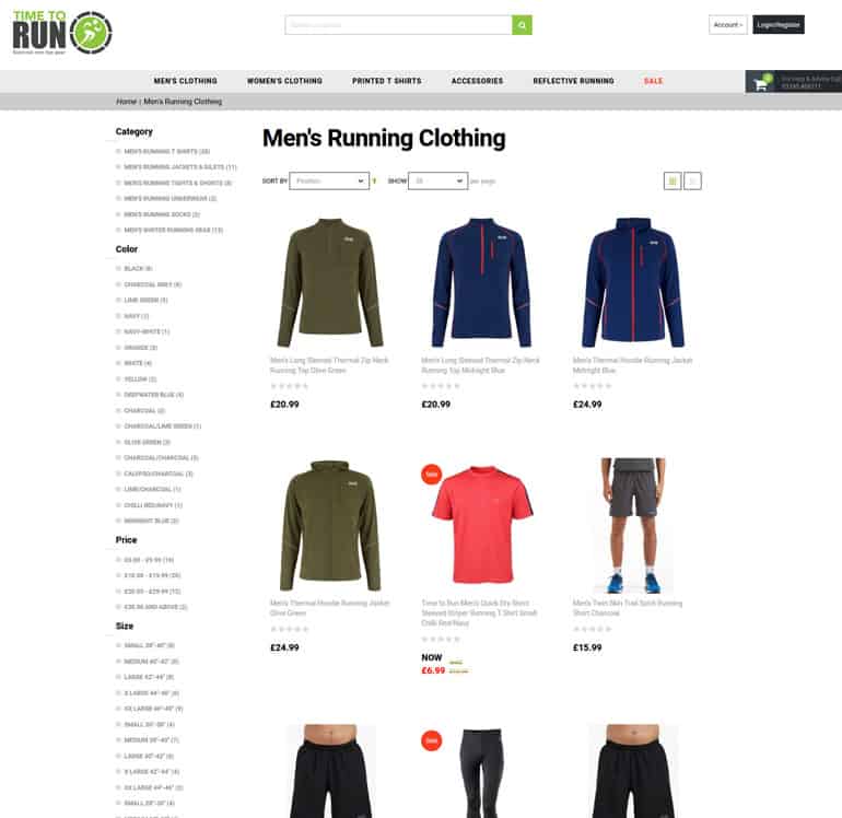 running clothing