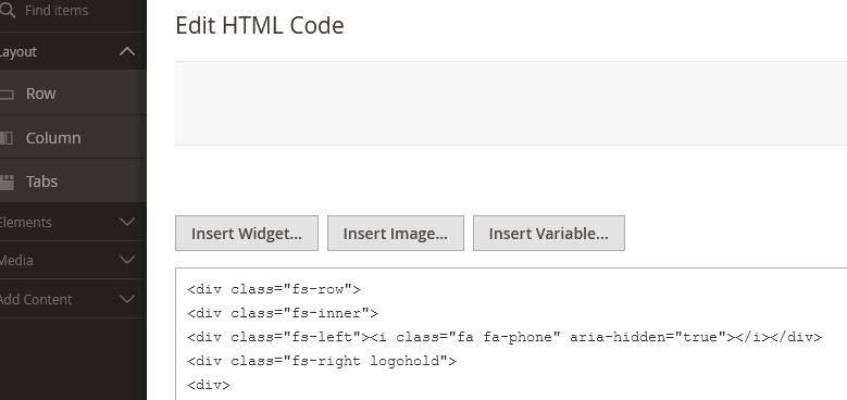 Edit html code