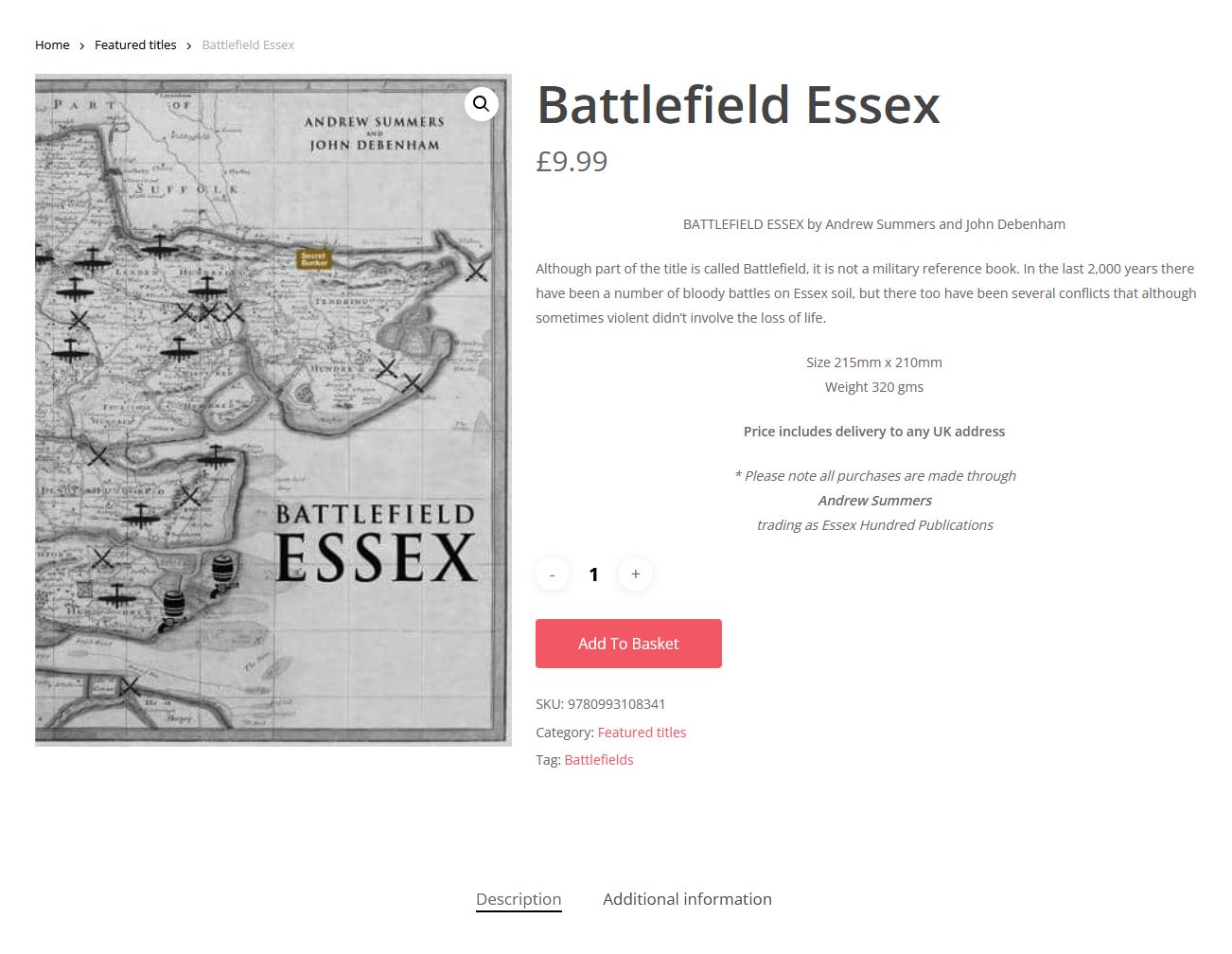 Essex books website