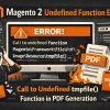 Call to undefined function
